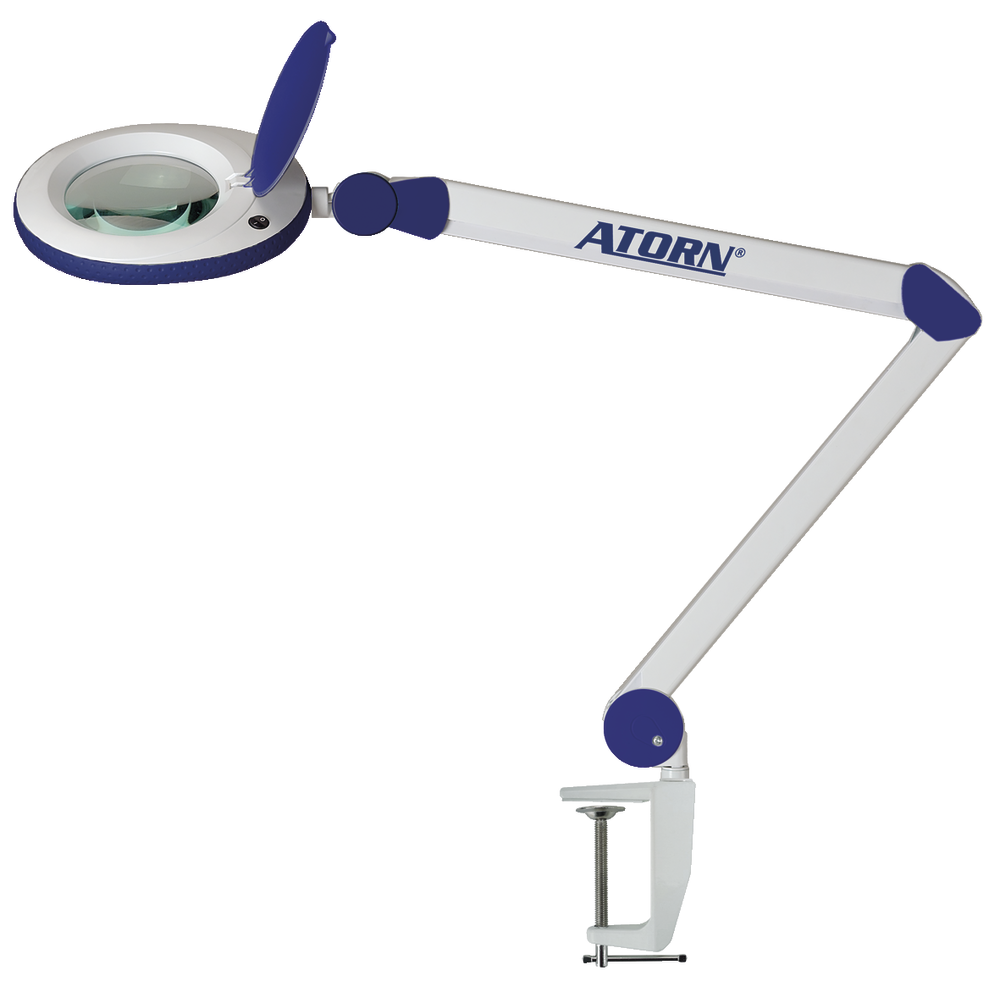 Lupenleuchte, LED, 2,25fach klare Linse, Segmentschaltung